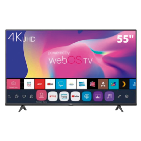 Televisor de 55" Pulgadas SMART TV RCA 55RCAQ680LN 55 " 4K UHD LED HDR ANDROID GOOGLE TV HDR GOOGLE PLAY COLOR NEGRO